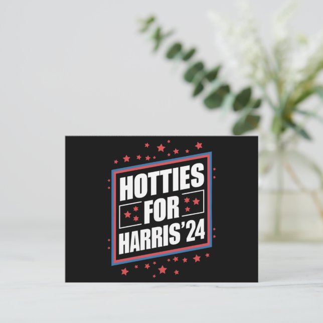 Cartão Postal Hotties Para Kamala Harris (Em pé/Frente)