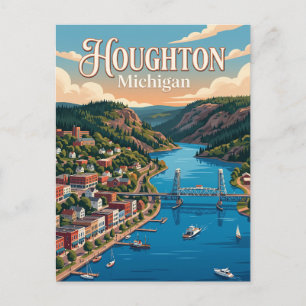 Cartão Postal Houghton, Michigan