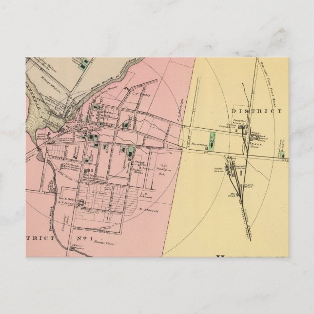 Cartão Postal Houlton, Aroostook Co (Frente)