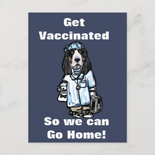 Cartão Postal Hound Basset