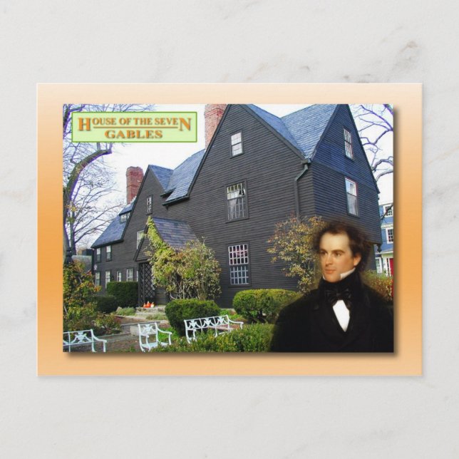 Cartão Postal House of the Seven Gables, Salem, Massachusetts (Frente)