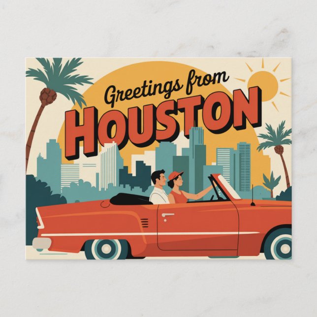 Cartão Postal Houston (Frente)