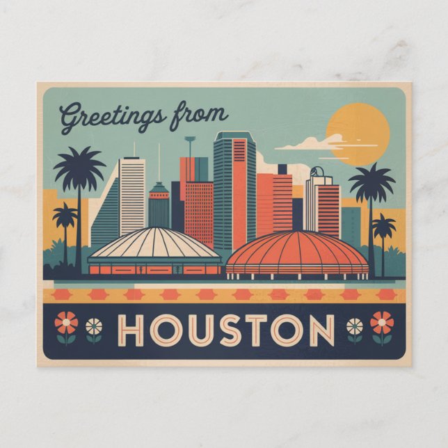Cartão Postal Houston (Frente)