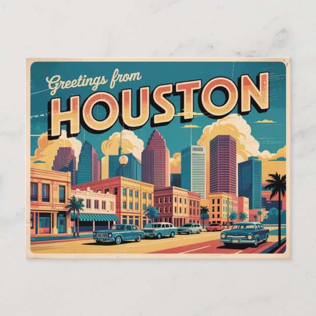 Cartão postal Houston (Frente)