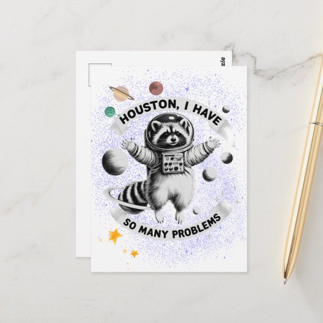 Cartão Postal Houston, Eu Tenho Tantos Problemas (Frente/Verso In Situ)