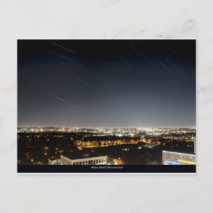 Cartão Postal Houston Star Trails