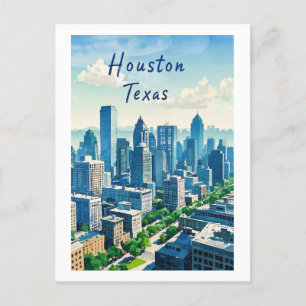 Cartão postal Houston Texas