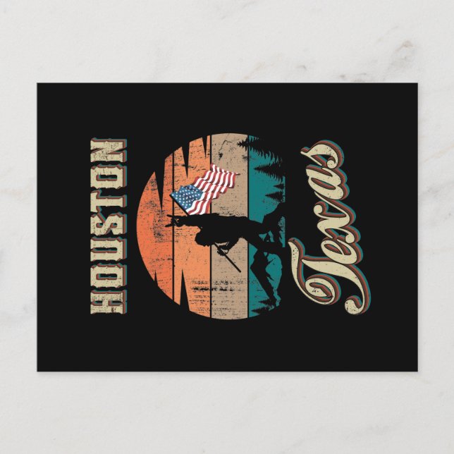 Cartão Postal Houston Texas (Frente)