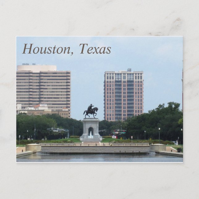 Cartão Postal Houston, Texas Postcard (Frente)