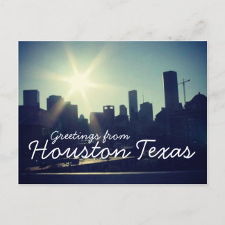 Cartão Postal Houston Texas Skyline [2] (Cartão postal)