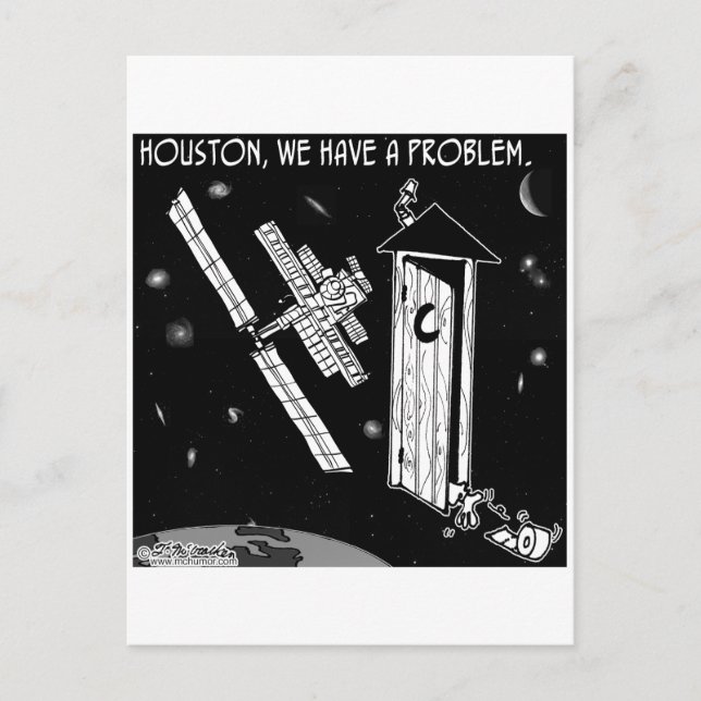 Cartão Postal Houston, We Have A Problem (Frente)
