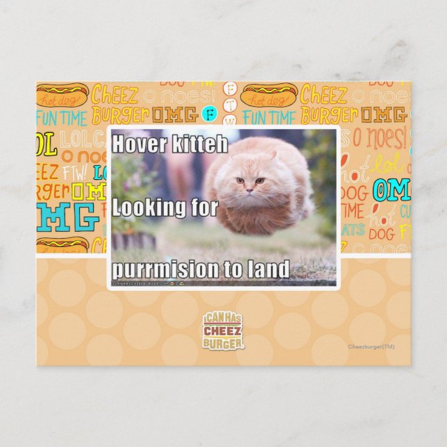 Cartão Postal Hover kité (Frente)