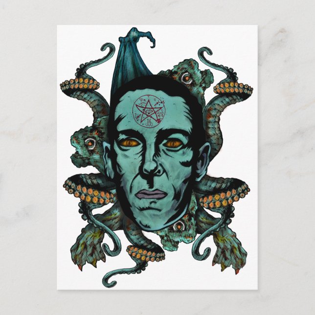 Cartão Postal Howard Phillips Lovecraft (Frente)