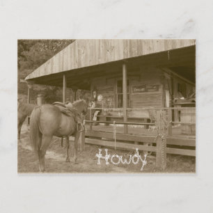 Cartão Postal Howdy