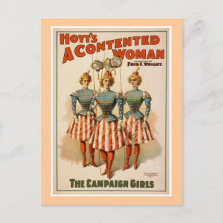 Cartão Postal Hoyt é uma mulher inexperiente Poster de Teatro Vi