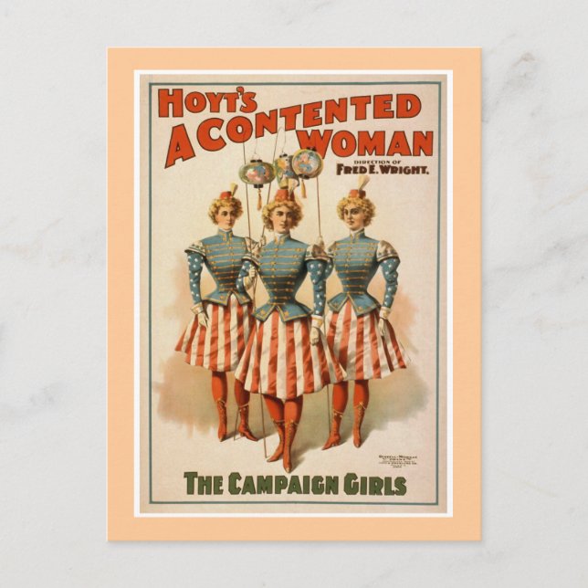 Cartão Postal Hoyt é uma mulher inexperiente Poster de Teatro Vi (Frente)