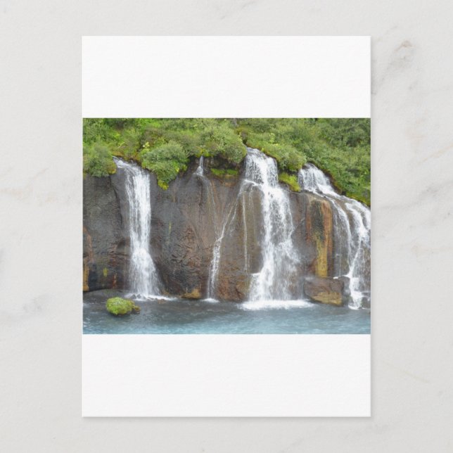 Cartão Postal Hraunfossar (Frente)