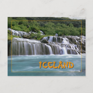 Cartão Postal Hraunfossar Islândia