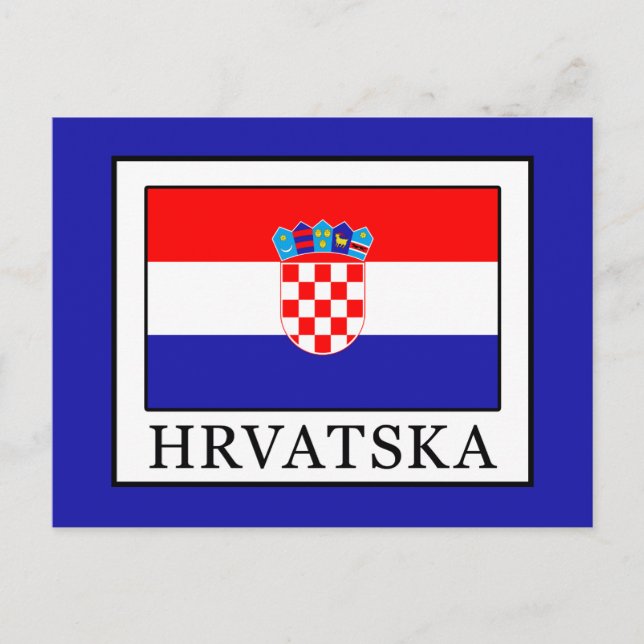 Cartão Postal Hrvatska (Frente)