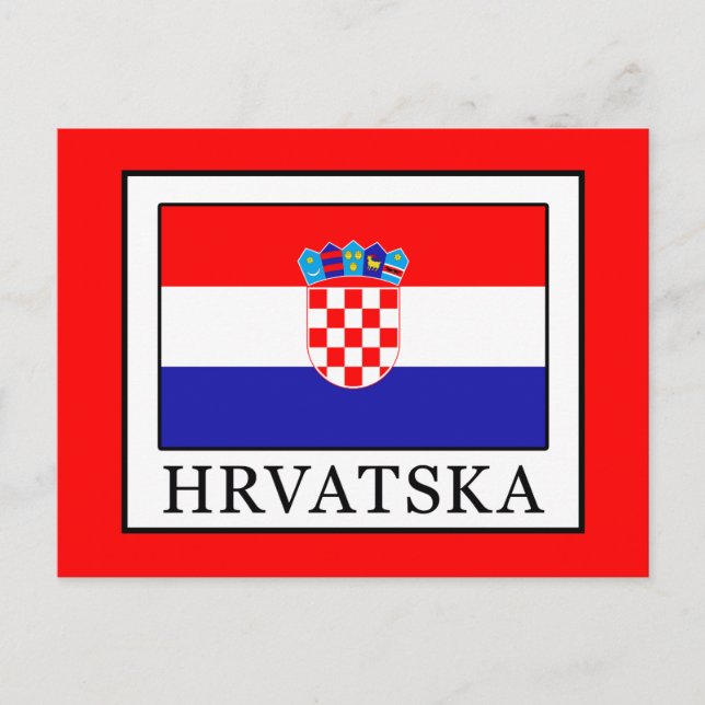 Cartão Postal Hrvatska (Frente)