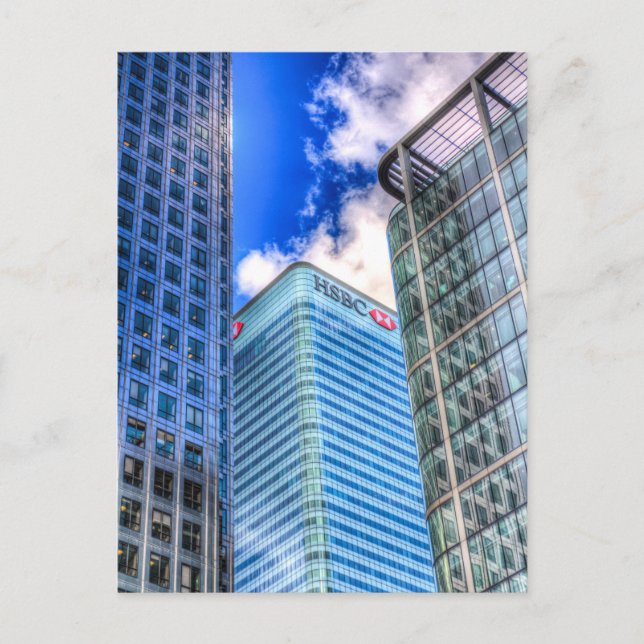 Cartão Postal HSBC Tower London (Frente)