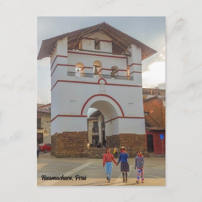 Cartão Postal Huamachuco, Perú (Frente)
