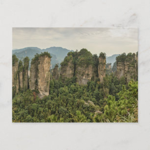 Cartão Postal Huangshizhai Zhangjiajie Wulingyuan Hunan China