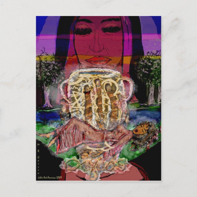 Cartão Postal hub grande (Frente)