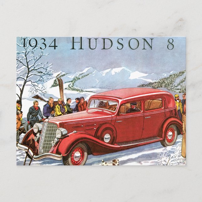 Cartão Postal Hudson 1934 (Frente)