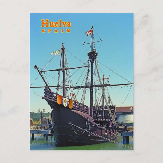 Cartão Postal Huelva, Espanha (Frente)