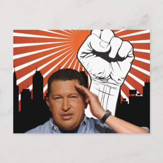 Cartão Postal Hugo Chavez - estilo Hugo Salutes