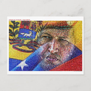 Cartão Postal Hugo Chavez - Venezuela.