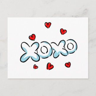 Cartão Postal Hugs e Kisses Merchandise