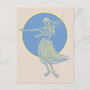 Cartão Postal Hula Death Luau