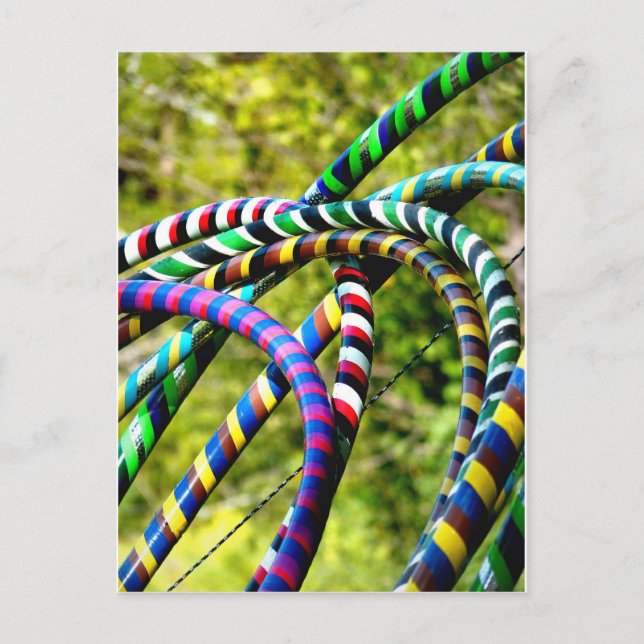 Cartão Postal Hula Hooping in Style (Frente)