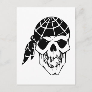 Cartão Postal HumanSkull