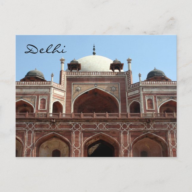 Cartão Postal humayun delhi (Frente)