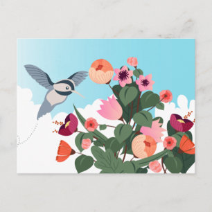 Cartão Postal Hummingbird