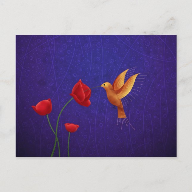 Cartão Postal Hummingbird (Frente)