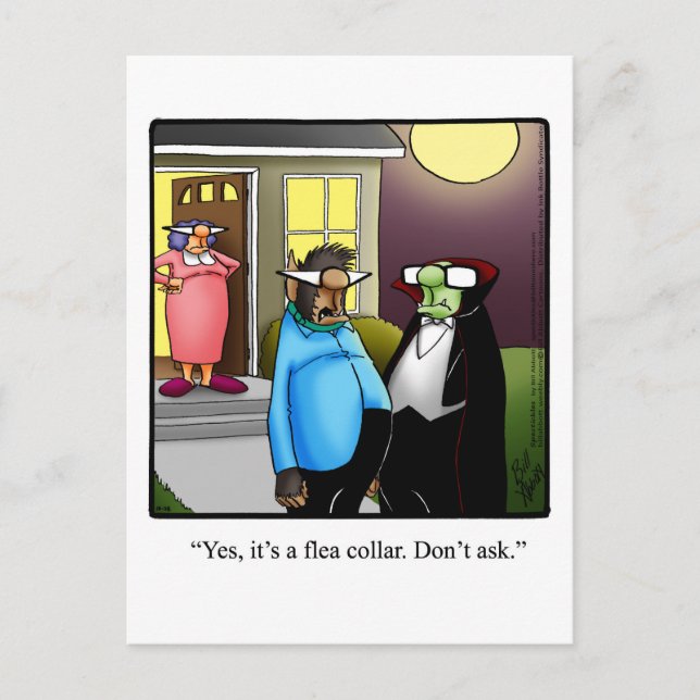 Cartão postal Humor de Bomba Dia de as Bruxas engr (Frente)