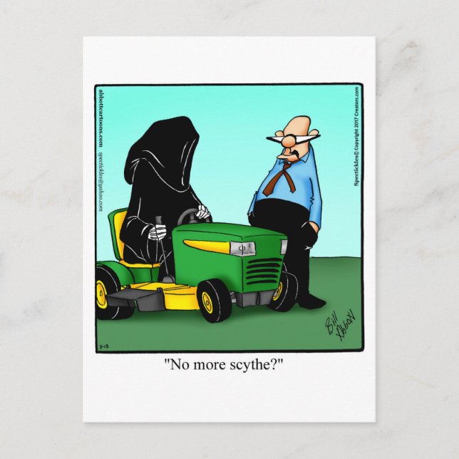 Cartão postal Humor de Halloween (Frente)