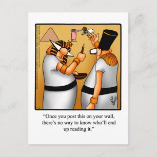 Cartão postal humor de mídia social "Espectickles"