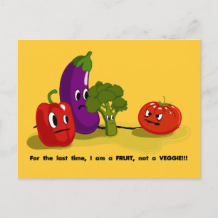 Cartão Postal Humor de tomate