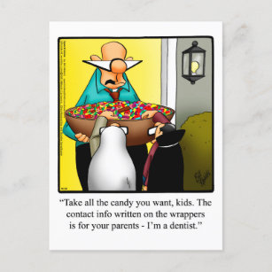 Cartão postal Humor do Dia de as Bruxas engraçado