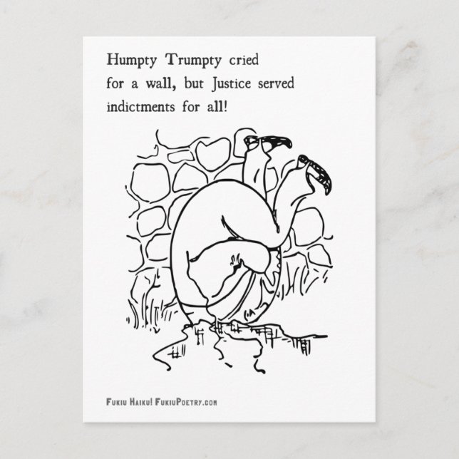 Cartão postal Humpty Trumpty (Frente)
