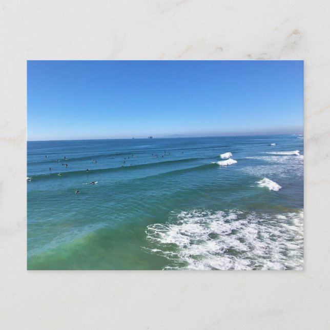 Cartão Postal Huntington Beach, Califórnia (Frente)