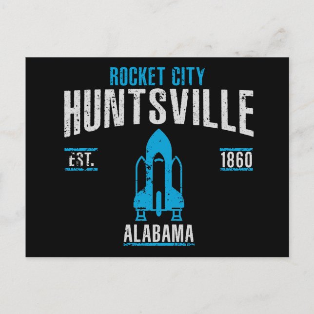 Cartão Postal Huntsville (Frente)