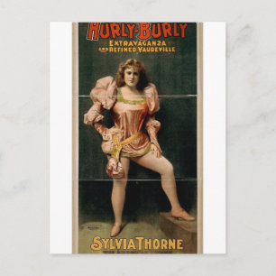 Cartão Postal Hurly Burly, Teatro Retro 'Sylvia Thorne'