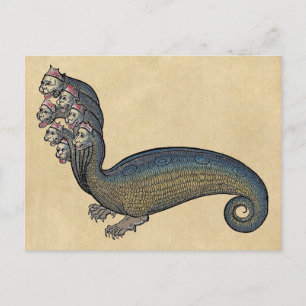 Cartão Postal Hydra Sea Serpent