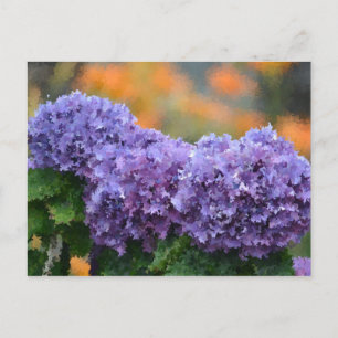 Cartão Postal Hydrangeas impressionistas